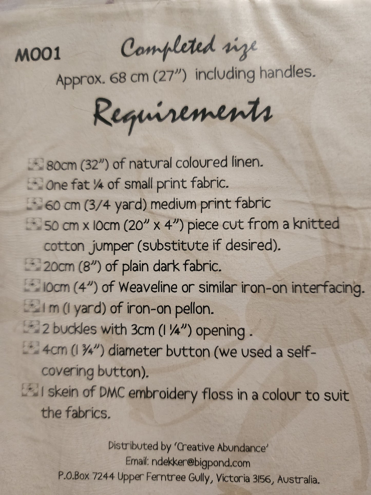 Cherry Blossom bag pattern by Melly & Me *