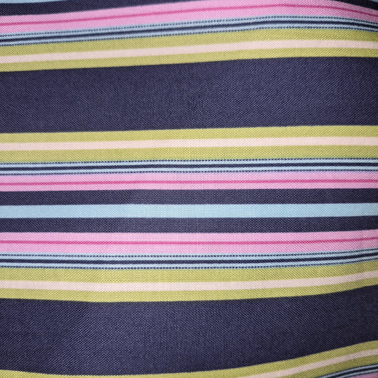 Amy Butler - Charm - Awning stripe navy pink green