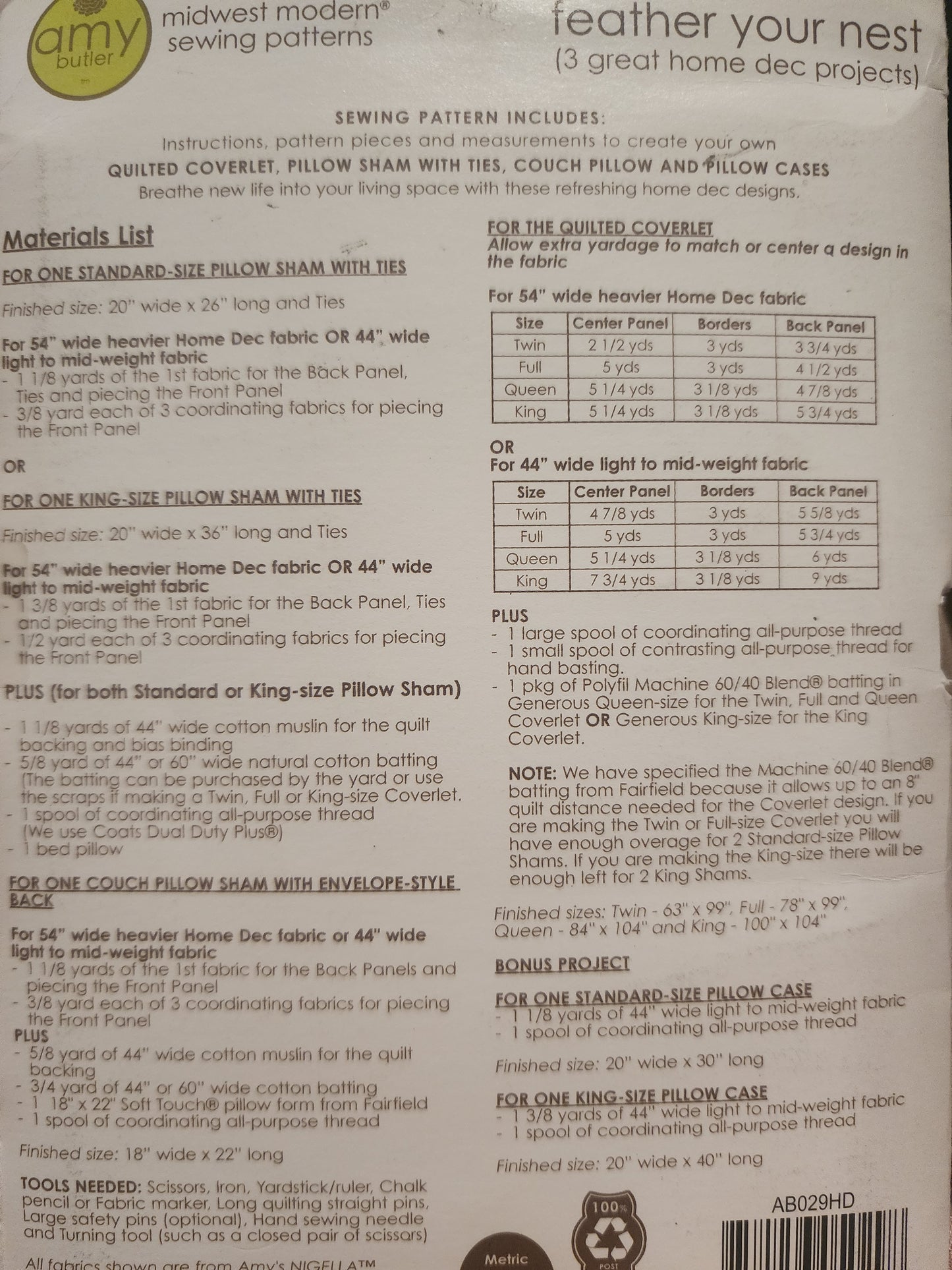 Feather Your Nest home decor projects by Amy Butler Design