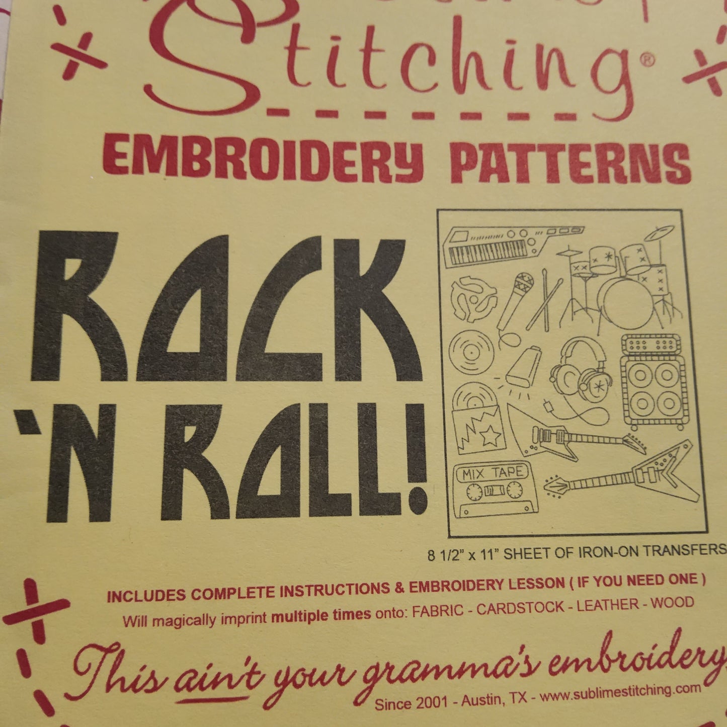 Rock 'N Roll by Sublime Stitching *