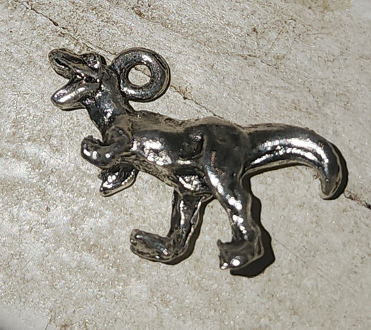 Metal Tyrannosaurus Rex Dinosaur charm