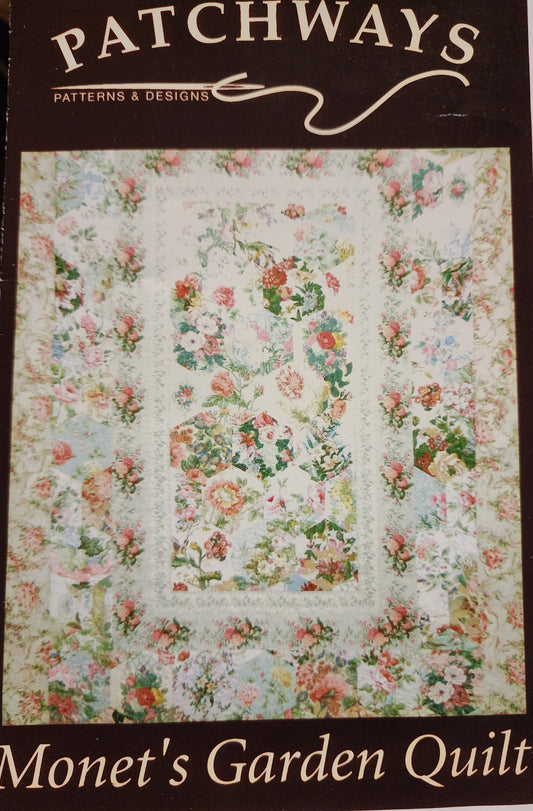 Monet's Garden Quilt Pattern by Patchways