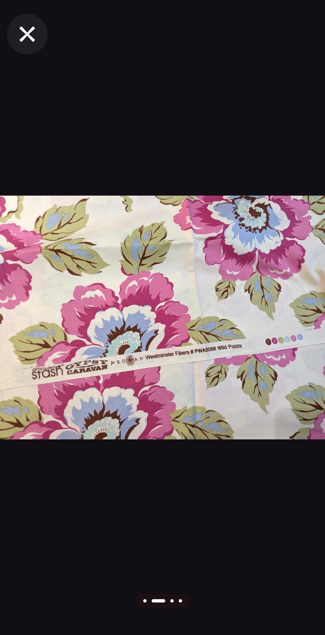 Amy Butler - Gypsy Caravan- Wild Poppy pink (55cm only)