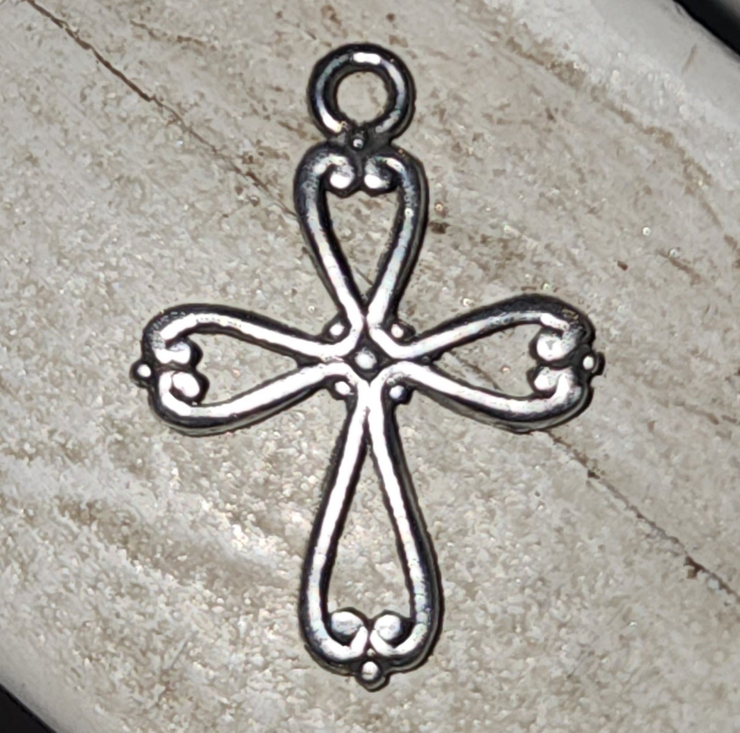 Metal Celtic cross charm
