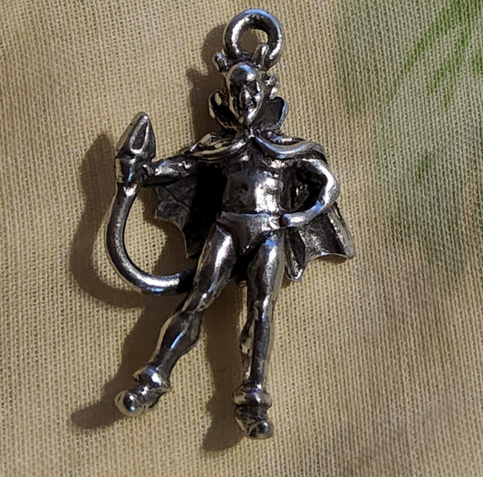 Metal Lucifer (devil, satan) charm