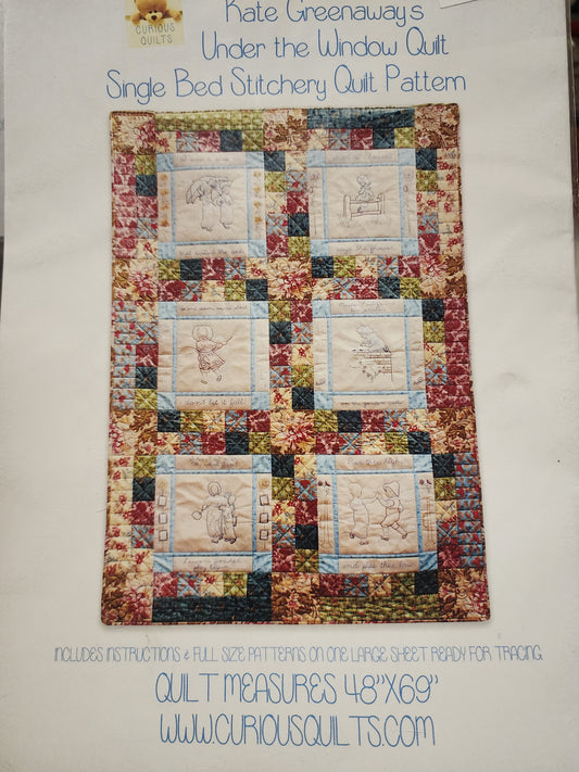 Kate Greenaway's Under the Window Quilt Pattern by Curious Quilts