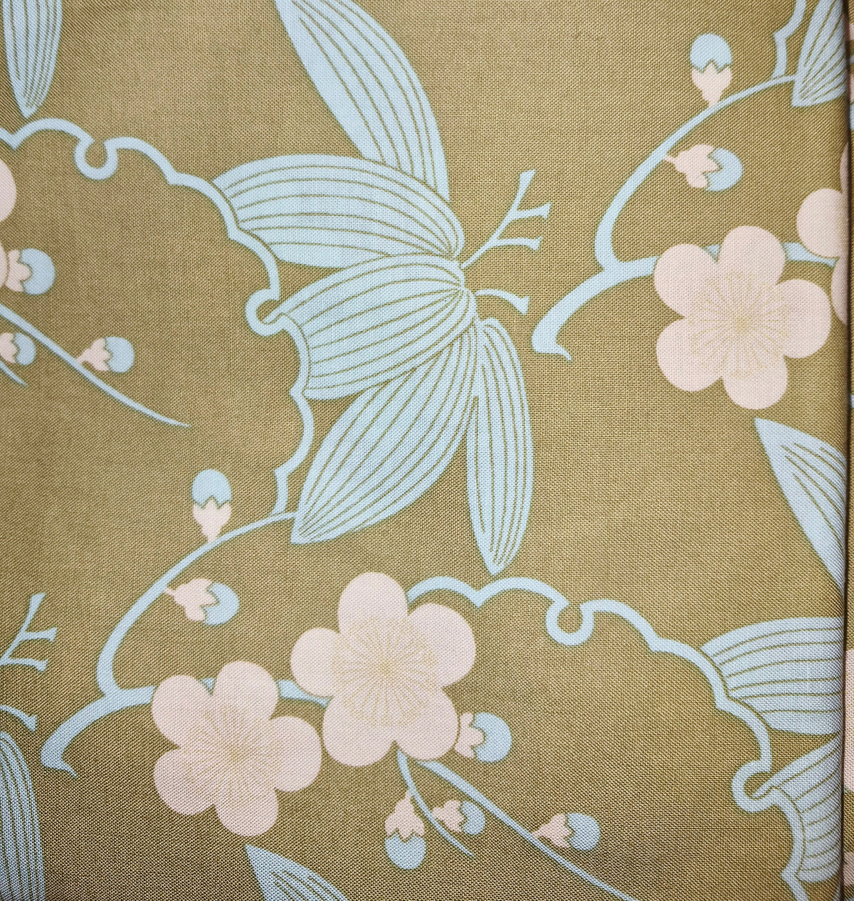Amy Butler - Midwest Modern 2 - Trailing Cherry - Sand AB28