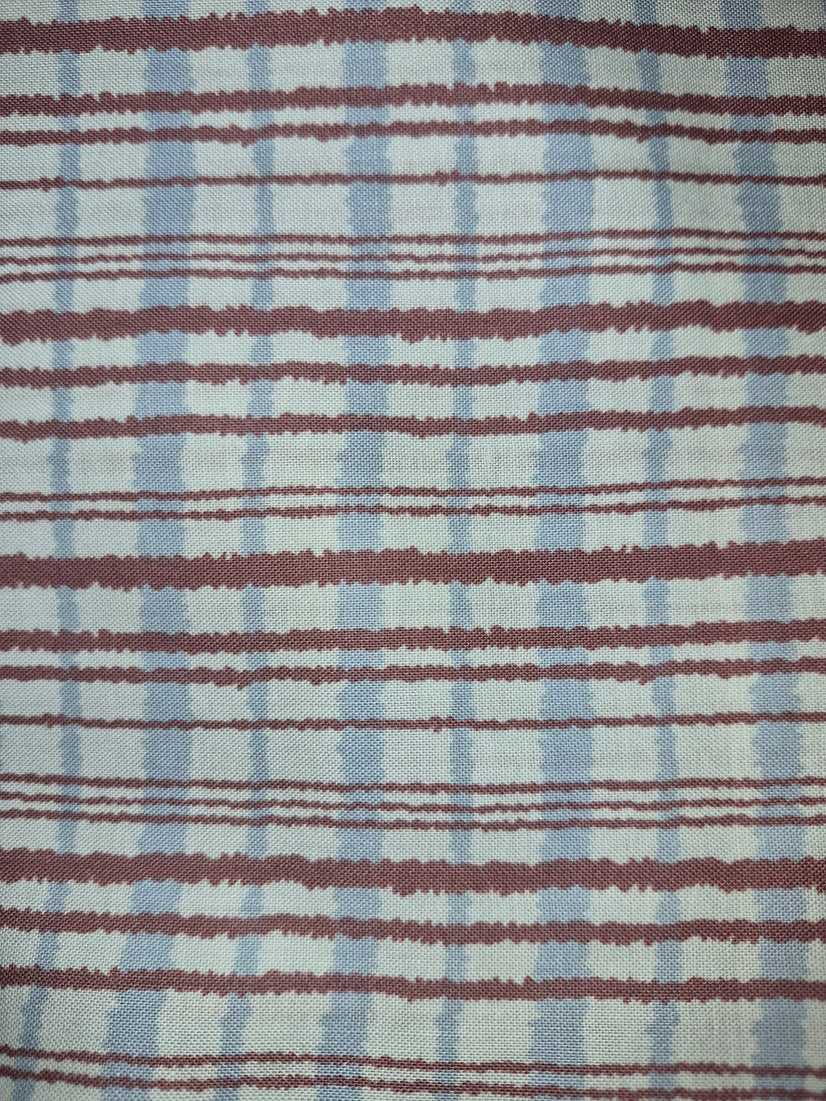 Amy Butler - Gypsy Caravan - Checks - Blue and Brown