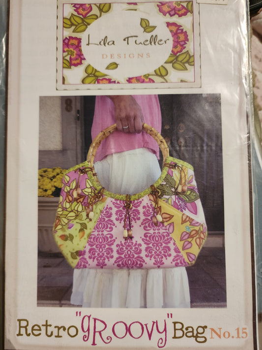 Retro "Groovy" Bag Pattern No.15 by Lila Tueller Designs *