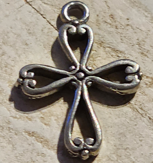 Metal Celtic cross charm