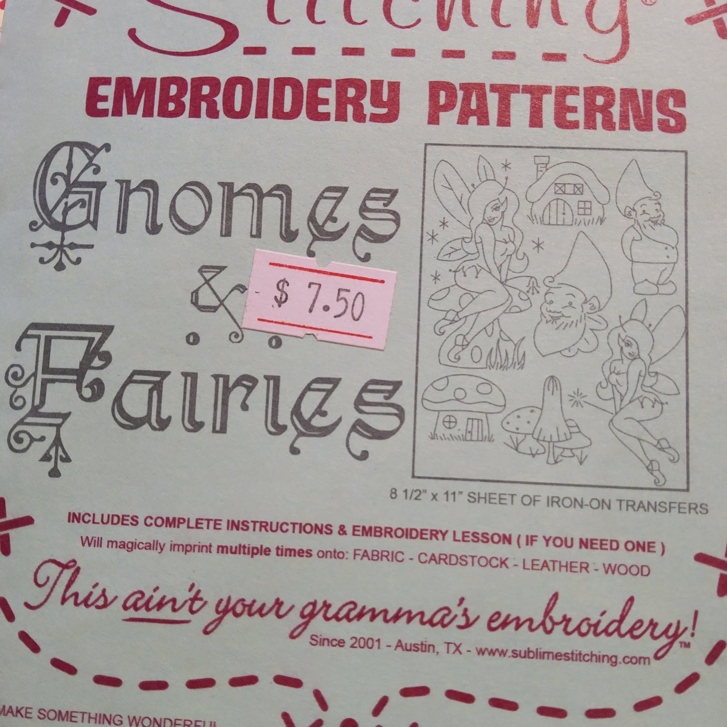 Gnomes & Fairies by Sublime Stitching *