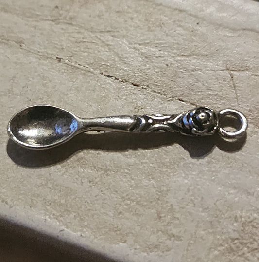 Metal spoon charm