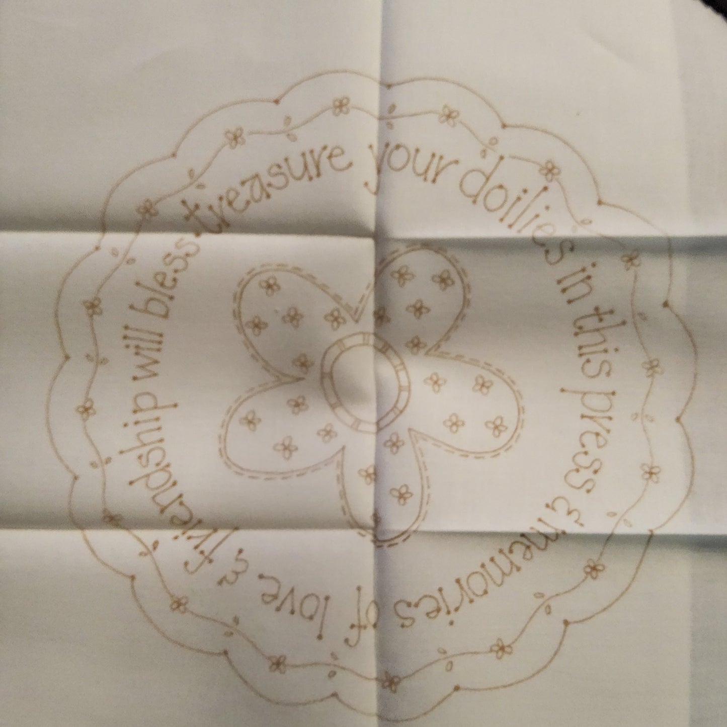 Stitched Memories pattern including printed calico design by Hugs'n Kisses