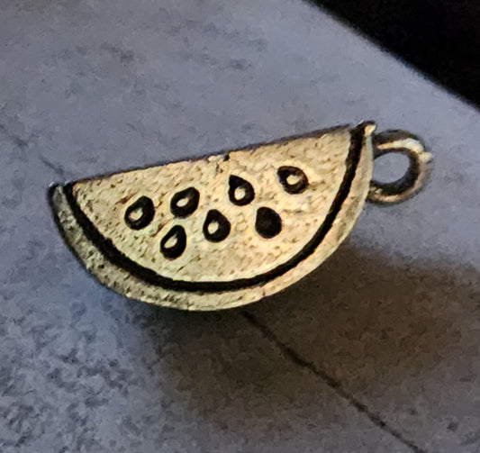 watermelon slice charm