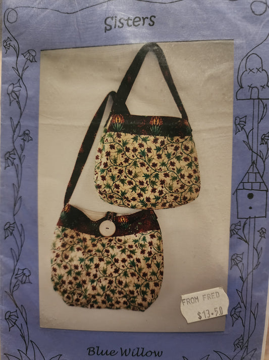Sisters bag pattern by Blue willow Designs *