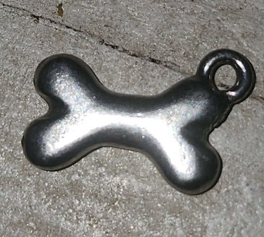 Metal Dog Bone Charm