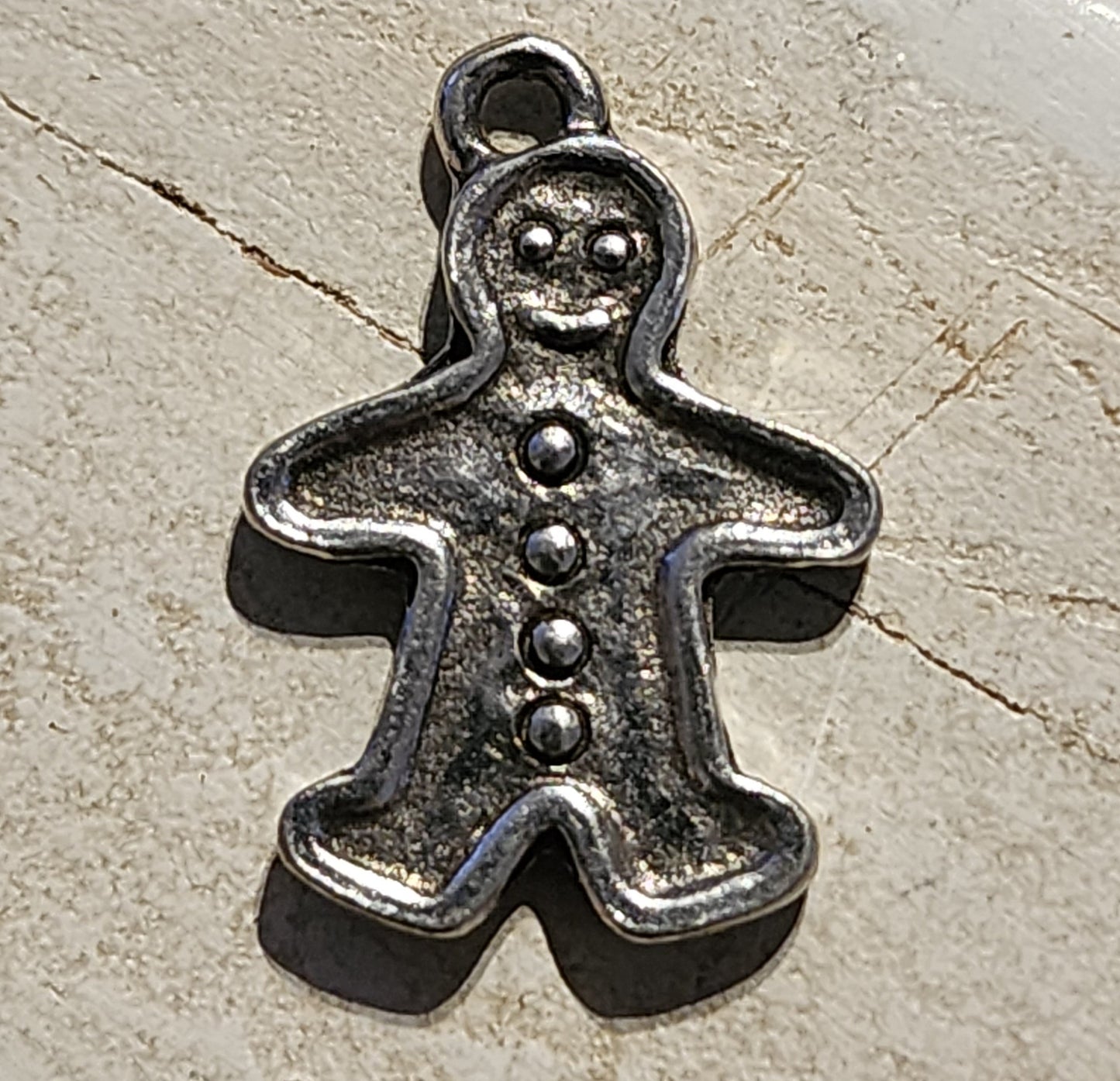 Metal gingerbread man