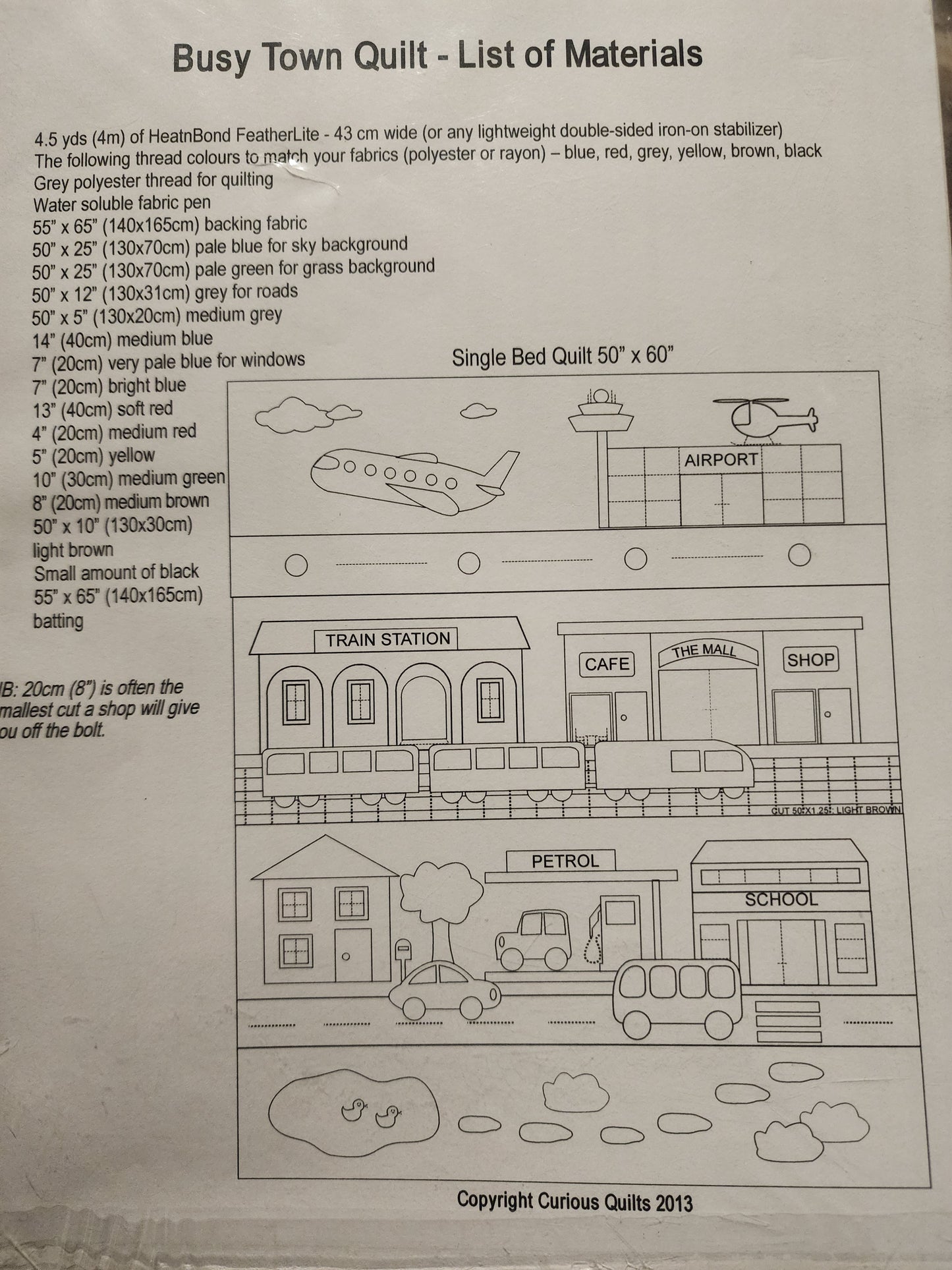 Busy Town Quilt Pattern by Curious Quilts