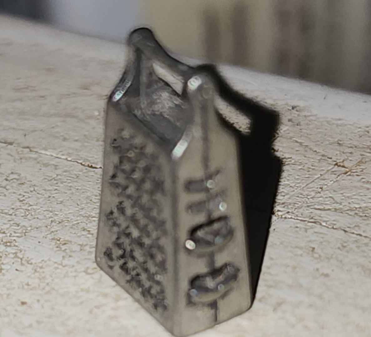 Metal Cheese Grater Charm