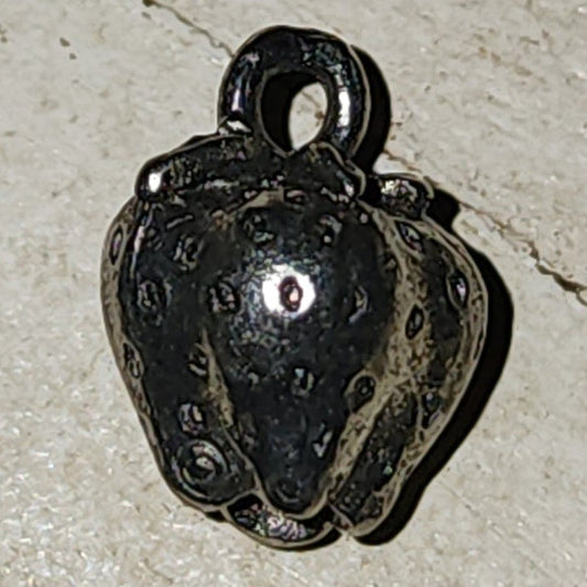 Metal Strawberry charm
