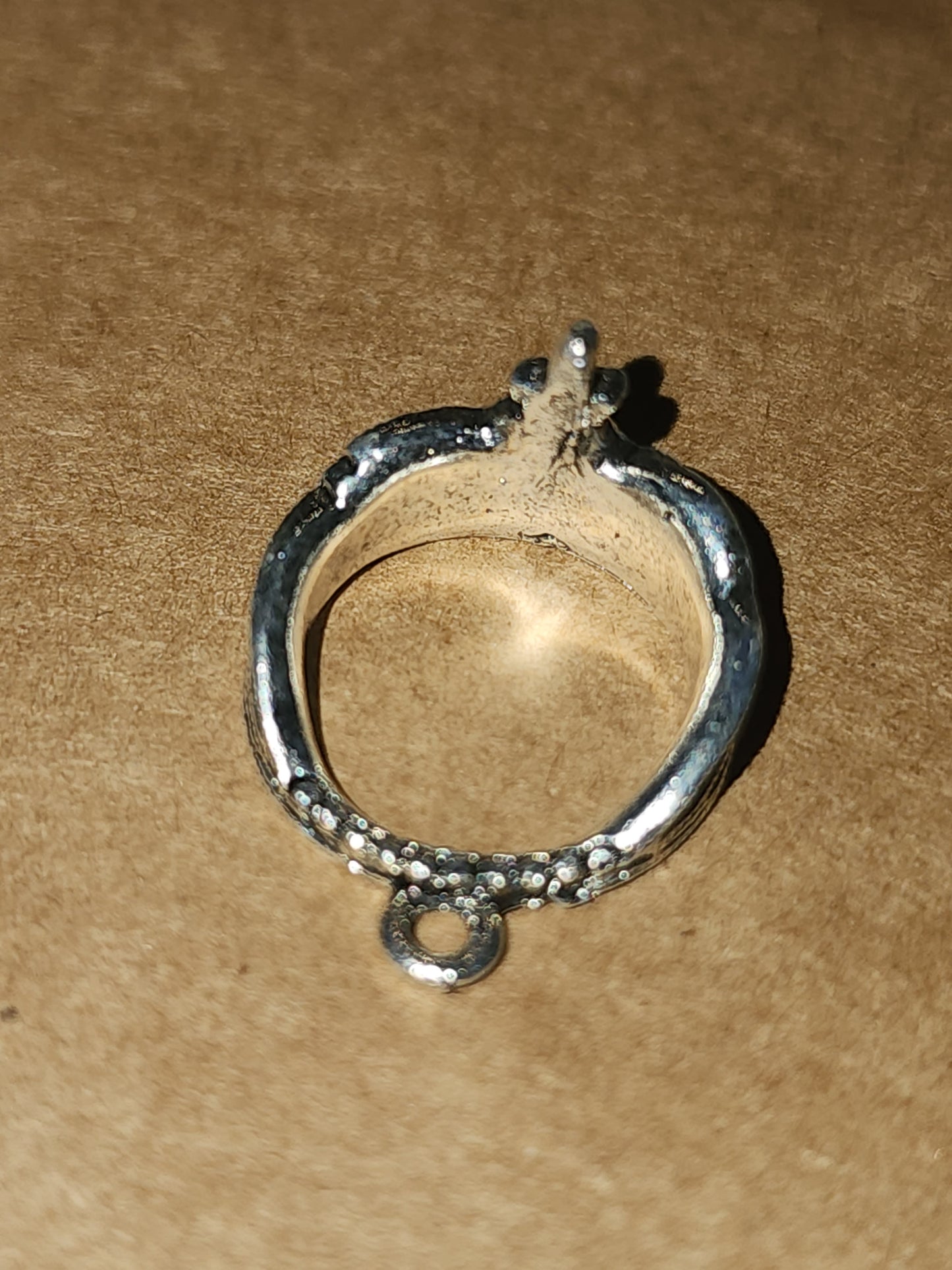 Metal Tiara charm (princess crown)