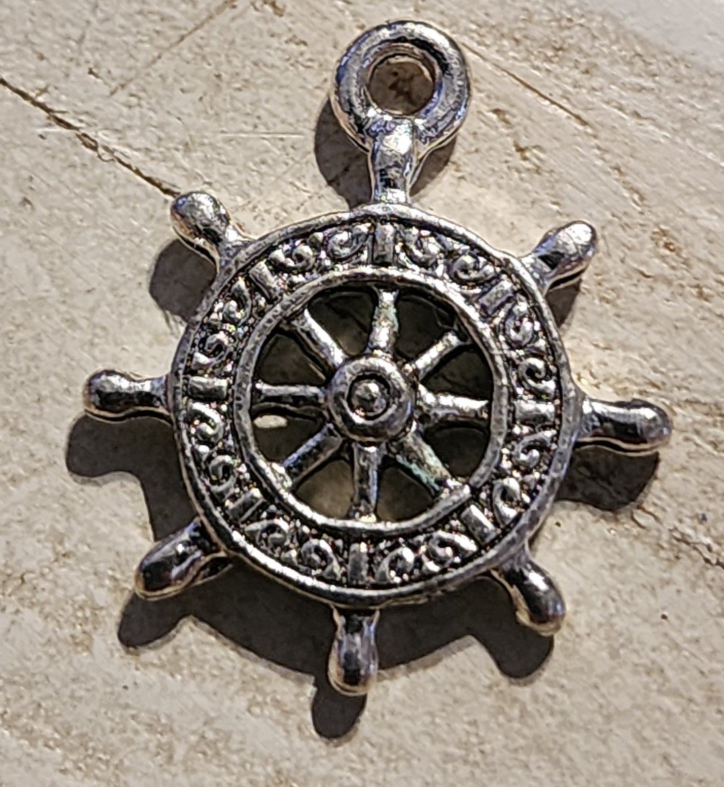 Ships Wheel charm