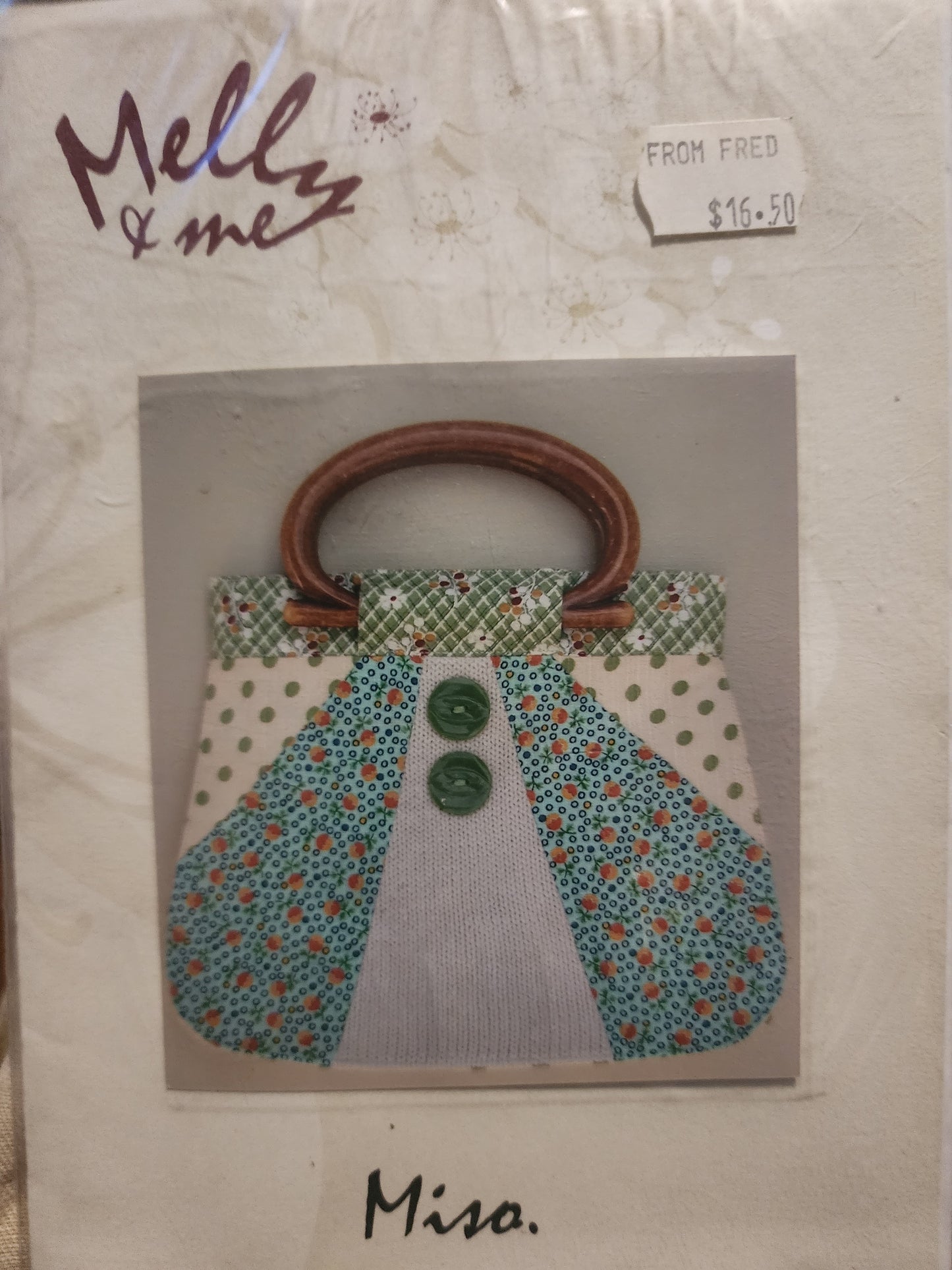 Miso bag pattern by Melly & Me MO06 *