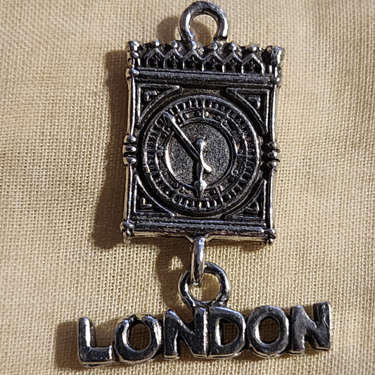 Metal London Big Ben charm