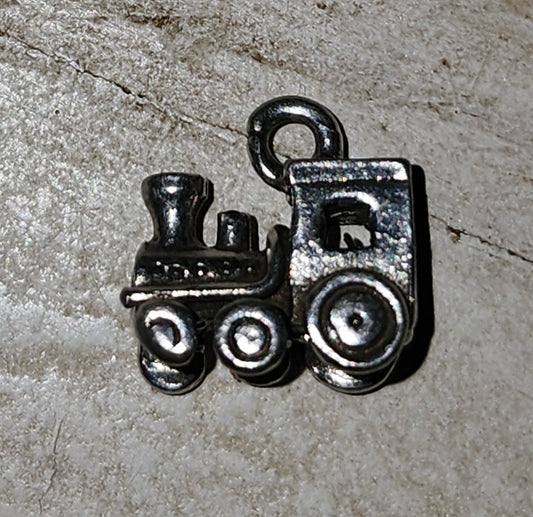 Metal Train charm