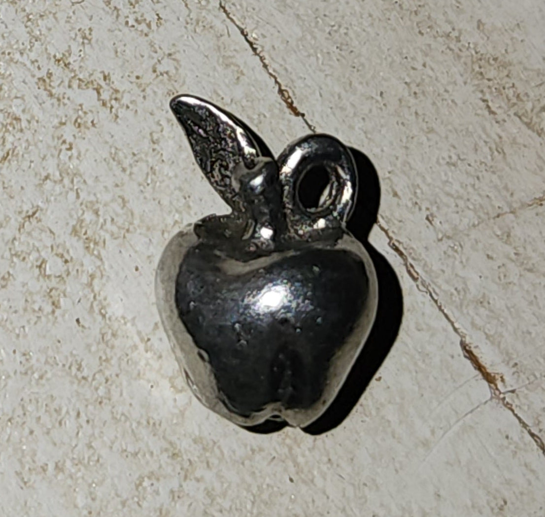 Metal Apple Charm