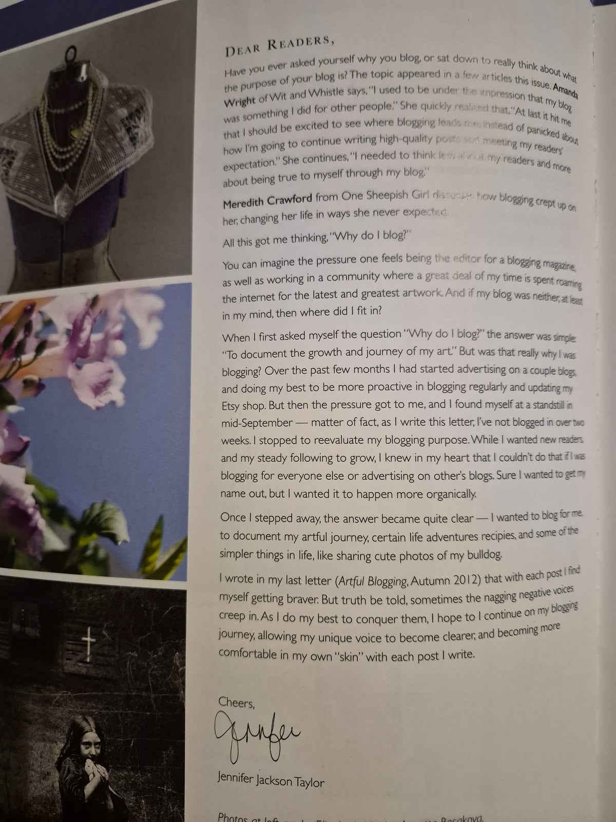 Artful Blogging - Visually inspiring online journals