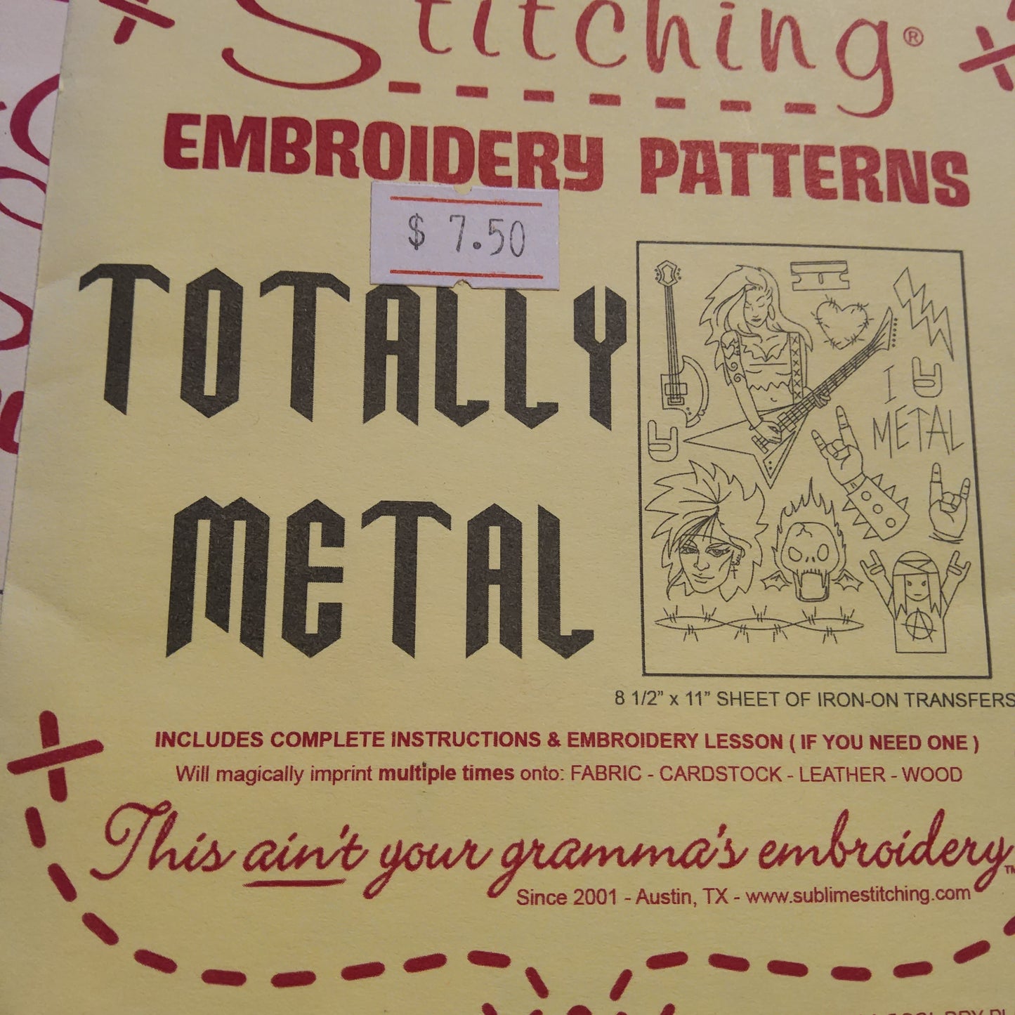 Totally metal by Sublime Stitching *