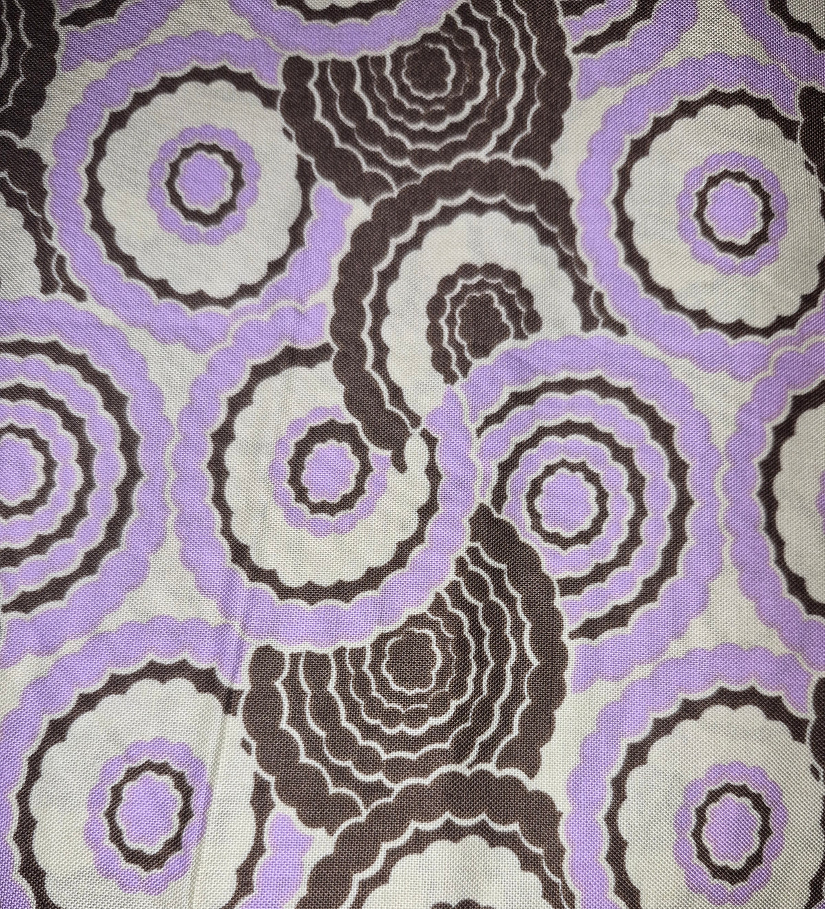 Amy Butler - Ginger Bliss - Umbrellas - Purple Brown