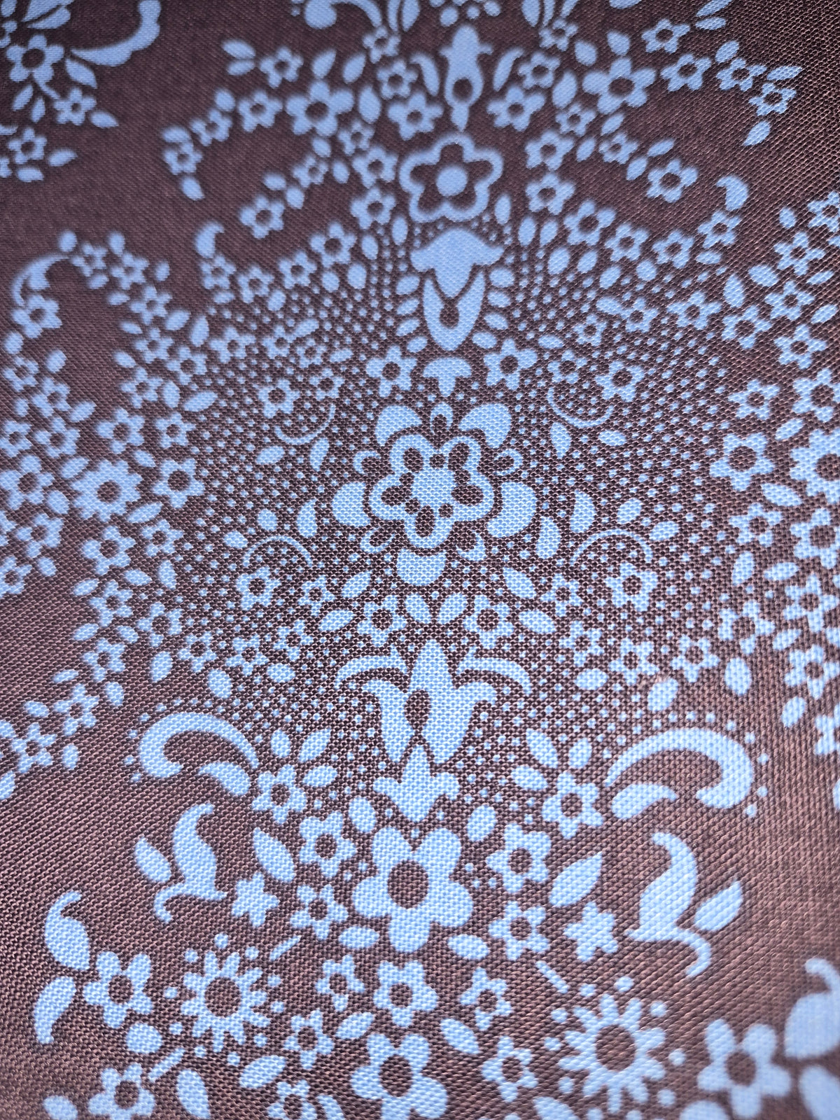 Amy Butler Soul Blossoms - Organic English Garden (cobalt navy damask) ORAB005 **