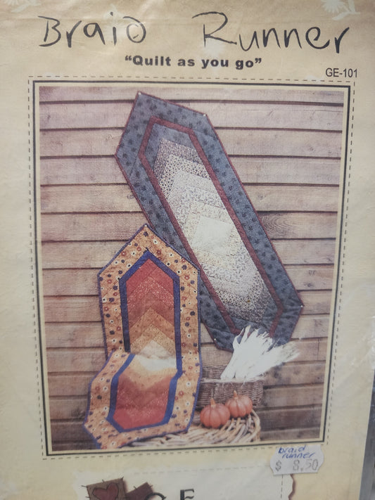 Braid Runner pattern by G. E. Designs