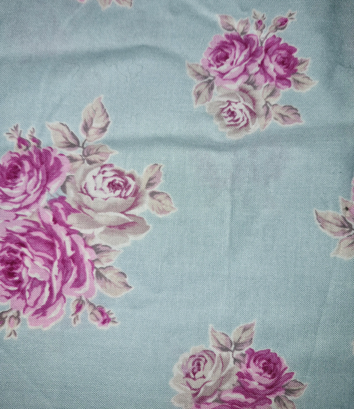 Tanya Whelan French Hatbox TW12 trirose blue ONLY 35CM LEFT