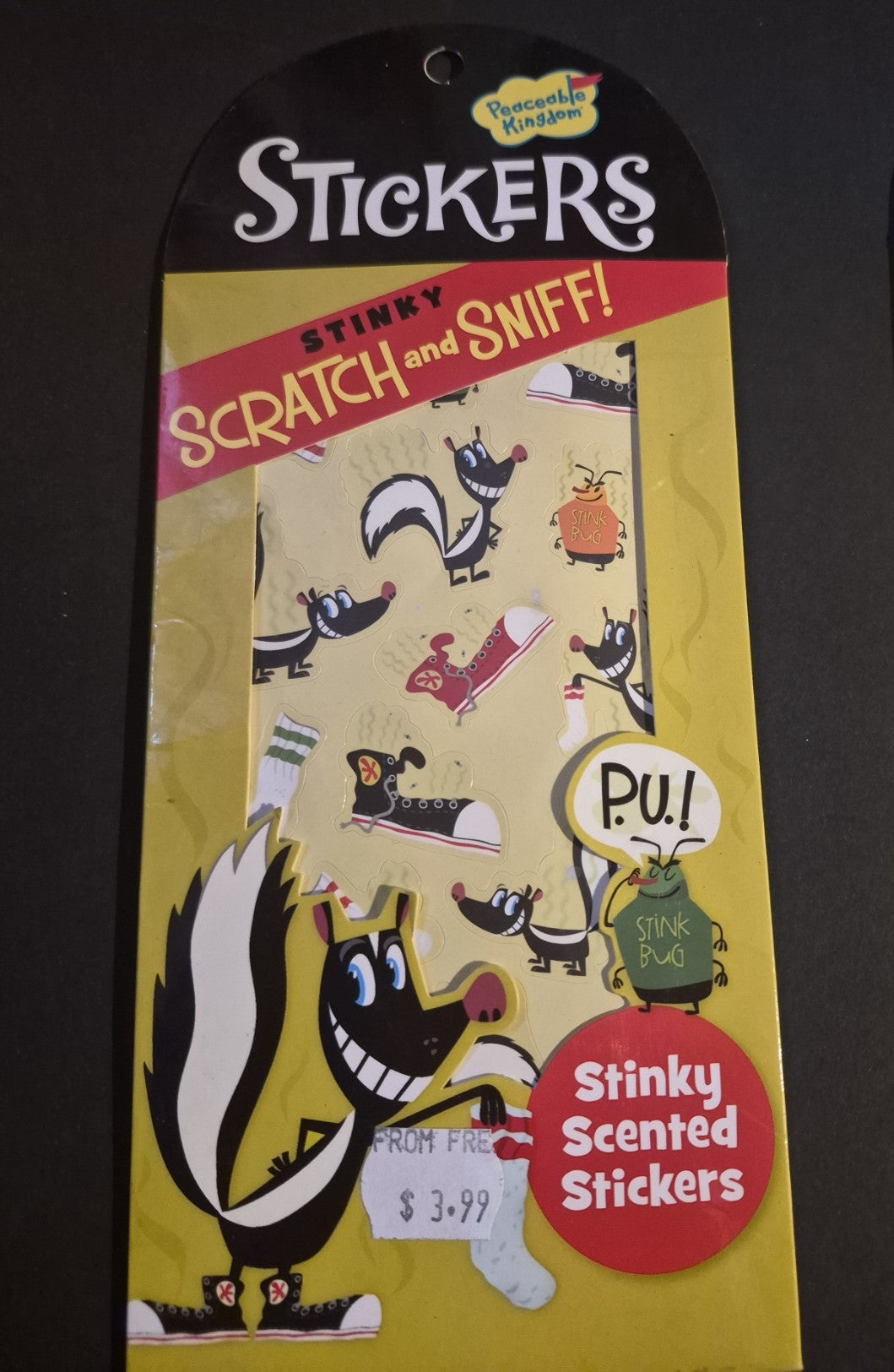 Scratch & Sniff stinky stickers