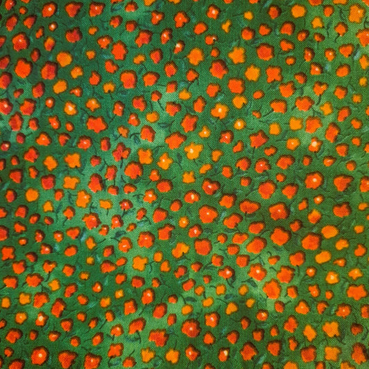 SunnyDay by RJR 4941-3 (Sunny Day) Green Red floral