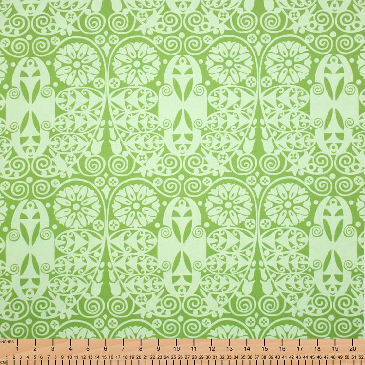 Amy Butler - Soul Blossoms - Temple Doors - Basil AB60